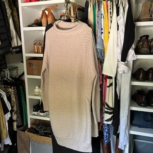 Taupe maternity sweater dress from Hatch. Worn once. Beautiful dress.